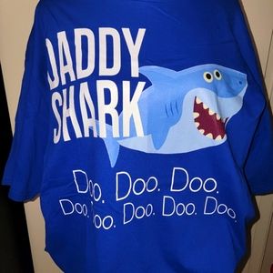 NWOT Daddy Shark men's shirt